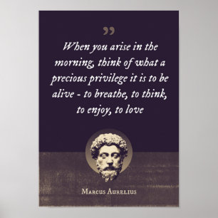 Als je 's ochtends opkomt, denk dan aan wat een poster