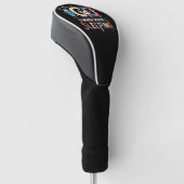 Als je slaapt Grappige IC Nurse Kerstmis Golfheadcover (Schuin)