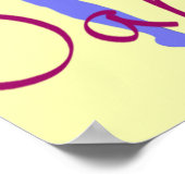 Als je stummert, maak het deel uit van een dansfee poster (Hoek)