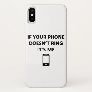 Als je telefoon niet draait, ben ik het iPhone x hoesje