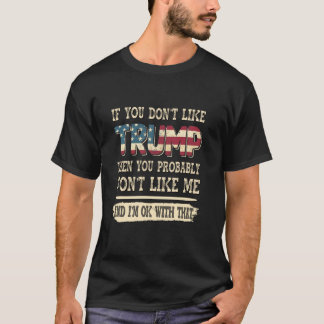 Als je Trump niet leuk vindt, zal je me waarschijn T-shirt