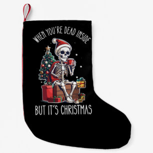 Als je van binnen dood bent maar het is Kerstmis S Kleine Kerstsok