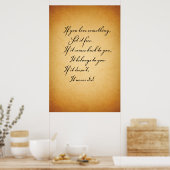 Als je van iets houdt. . . poster (Keuken)