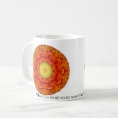 Als je water drink, onthoud dan de bron. - Taoïst Koffiemok (Voorkant links)