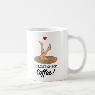 Als je weg bent, check de koffie Funny Coffee Love Koffiemok