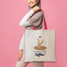 Als je weg bent, check de koffie Funny Coffee Love