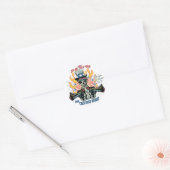 Als je ze van mijn KOUD laat zien... Ronde Sticker (Envelop)