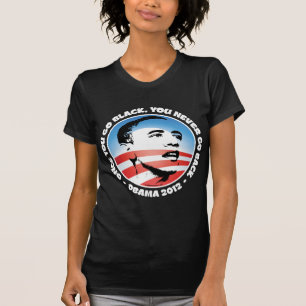 Als je zwart bent, ga je nooit meer terug t-shirt