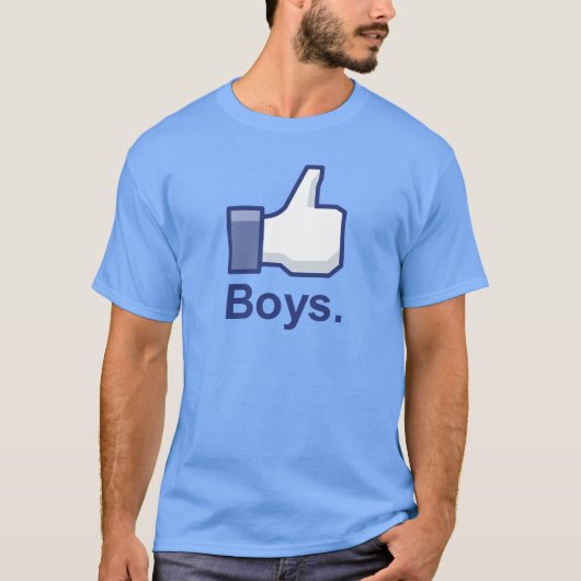 Als jongens t-shirt (Voorkant)