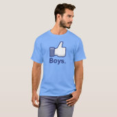 Als jongens t-shirt (Voorkant volledig)
