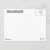 Als kat denker... briefkaart (Achterkant)