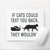 Als katten kunnen tekst muismat (Met muis)