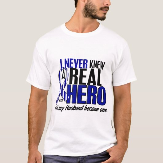 ALS Knew A Hero 2 Husband T-shirt (Voorkant)