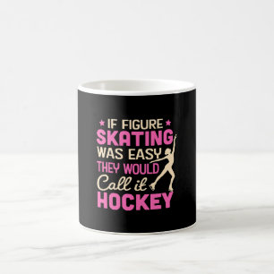 Als kunstschaatsen dat waren zouden ze het hockey koffiemok