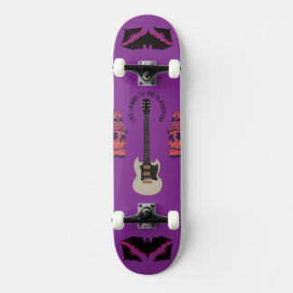 Als lammeren naar de slacht (schedel kroon) skateboard
