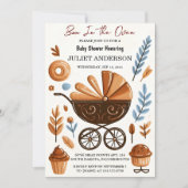 Als leuke retro boho taartbroodje in de oven Baby  Kaart (Voorkant)