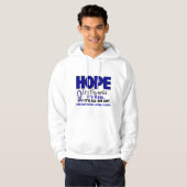 ALS Lou Gehrig's Disease HOPE 1 Hoodie (Voorkant volledig)