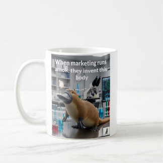 Als marketing op hol slaat, vinden ze dit lichaam  koffiemok