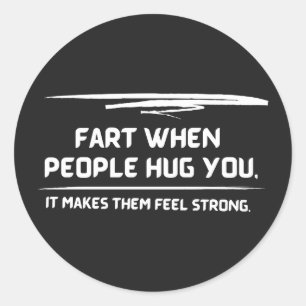 Als mensen je beklagen maakt het hen sterk ronde sticker