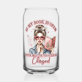 Als mijn boek open is… blikvorm glas (Achterkant)