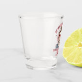 Als mijn boek open is... shot glas (Links)