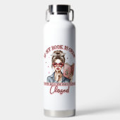 Als mijn boek open is… waterfles (Voorkant)