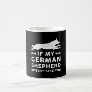 Als mijn Duitse Herder Hondenliefhebber Pet Grapp Koffiemok