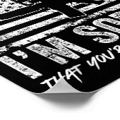 Als mijn Pistolen je beledigen I'm Sorry - Gra Poster (Hoek)