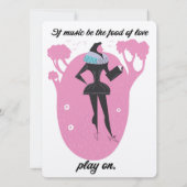 Als muziek het voedsel is van de liefde, speel dan (Achterkant)