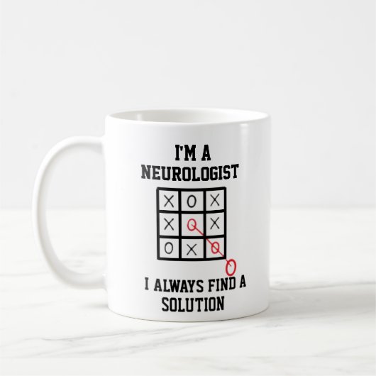 Als neuroloog vind ik altijd een oplossing Mok (Links)