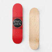 Als Niet Nu Skateboard (Voorkant)