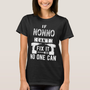 Als Nonno het niet kan repareren kan niemand Itali T-shirt
