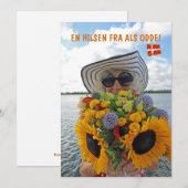 ALS ODDE, Danemark Carte de voeux! (Devant / Derrière)