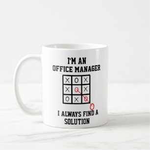 Als Office Manager Vind Ik Altijd Een Oplossing Koffiemok