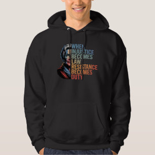 Als onrecht wet wordt, wordt verzet een plicht hoodie