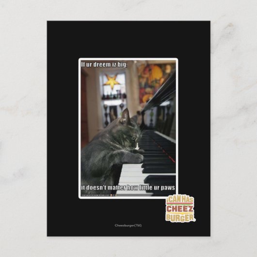 Als onze droom groot is briefkaart (Voorkant)