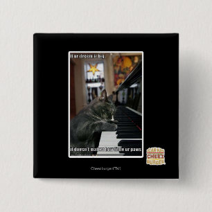 Als onze droom groot is vierkante button 5,1 cm