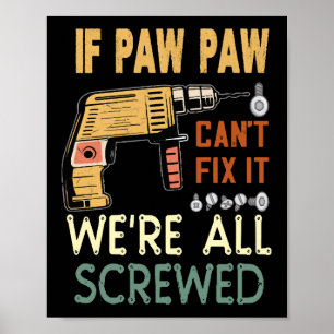 Als opa het niet kan maken zijn we er geweest..va Poster