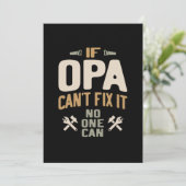 Als Opa het niet kan oplossen, kan niemand dat - v Kaart (Staand voorkant)