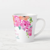 Als Overgrootmoeder waren bloemen gedicht  bloemen Latte Mok (Rechts)