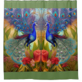  als Pacock Douchegordijn (Voorkant)