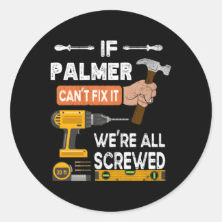 Als Palmer het niet kan repareren, kan niemand tim Ronde Sticker