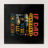 Als papa niet kan repareren legpuzzel (Horizontaal)