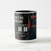 Als papa opa kan niet repareren het grappige moder mok (Midden)