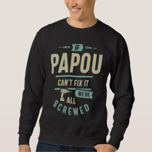 Als Papou het niet kan maken Papa en Opa Trui