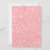 Als Parijs niet zo ver is, bewaar de datum Pink Gl Kaart (Achterkant)