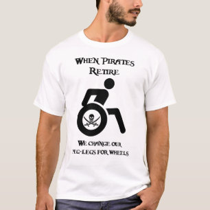 Als piraten met pensioen gaan t-shirt