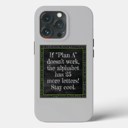 Als Plan A niet werkt... Case-Mate iPhone Case (Achterkant)