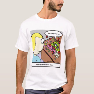 Als Puzzles in liefde Herfsten T-shirt