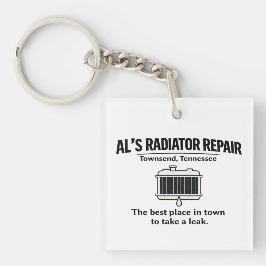 Al's Radiator keychain (Voorkant)